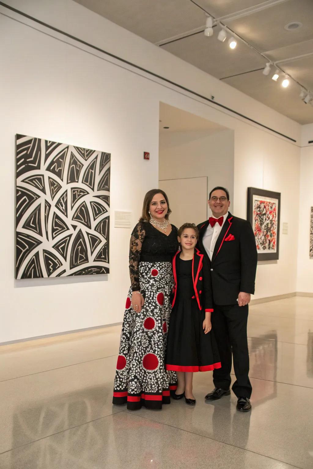 Black and white with a red accent creates bold, striking images.