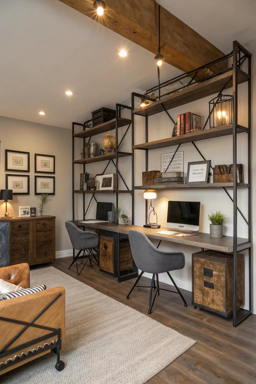 Strong items add a tough edge to the workspace.