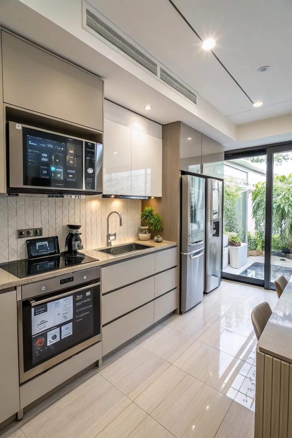 Embrace the future with smart technology in your kitchen.