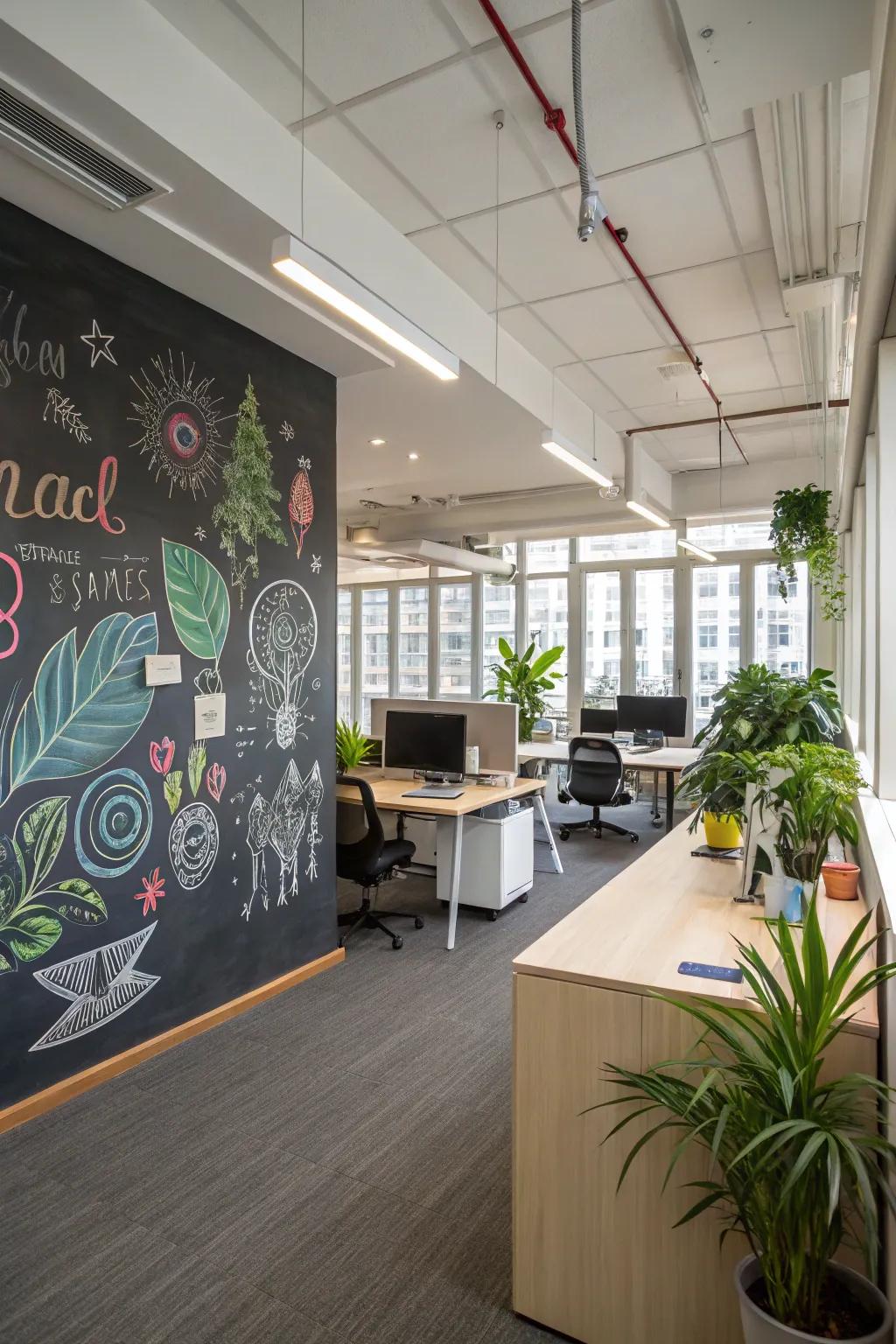 Revamp your workspace with an art space.