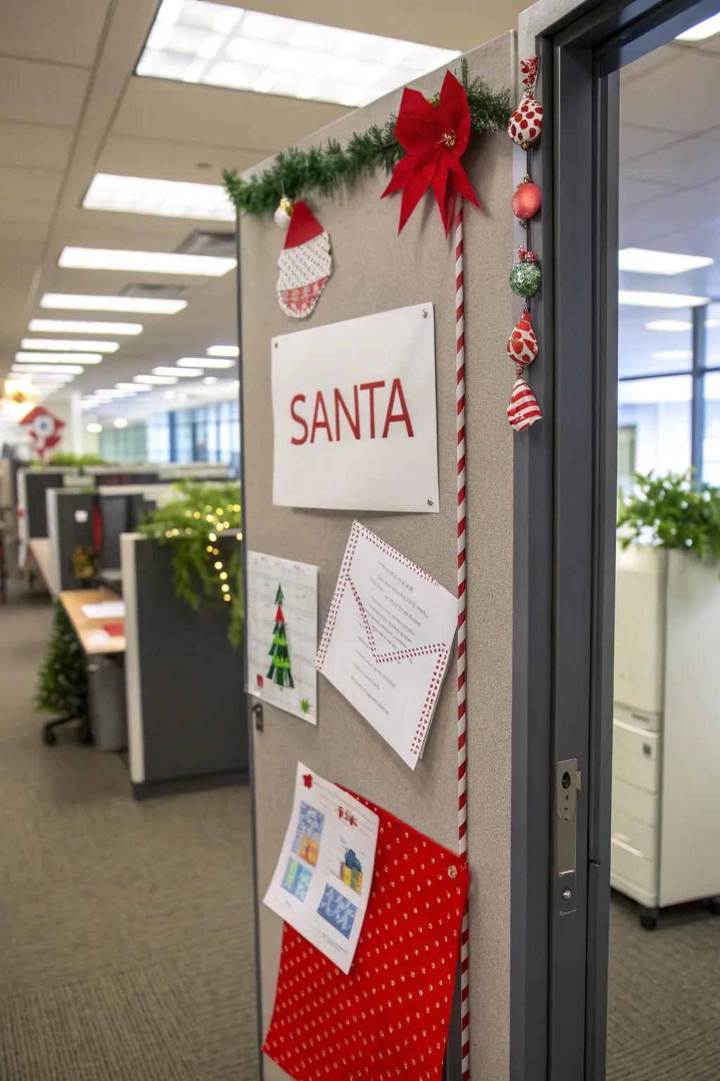 Send holiday wishes with a Forward to the Arctic themed door.