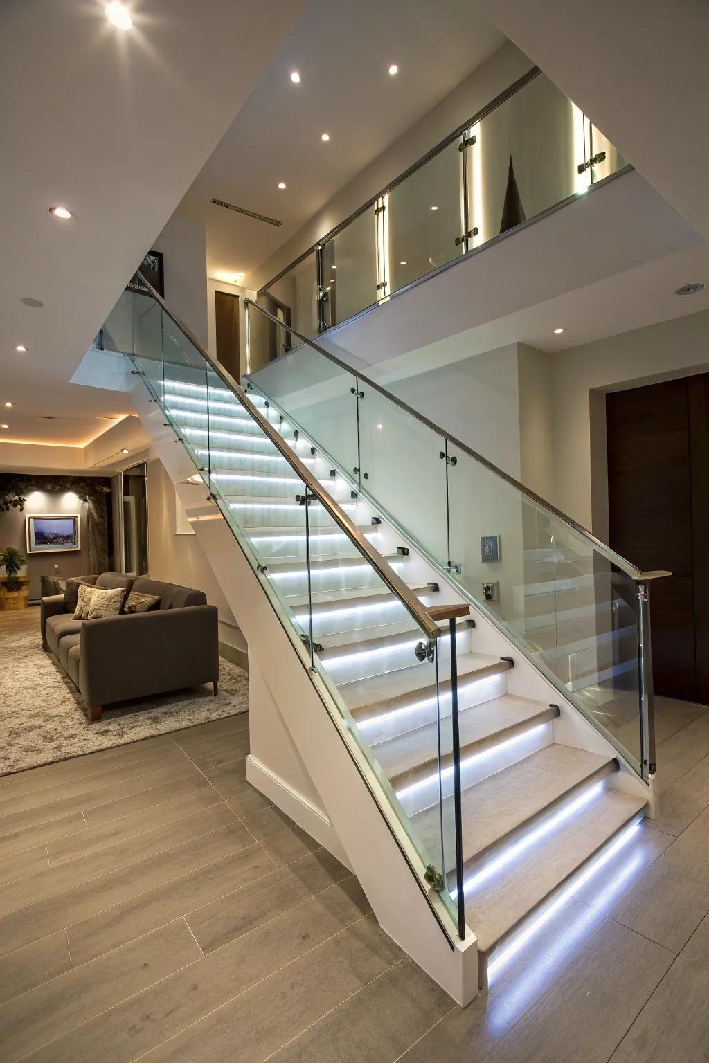 Acrylic barriers offer a modern and futuristic aesthetic.