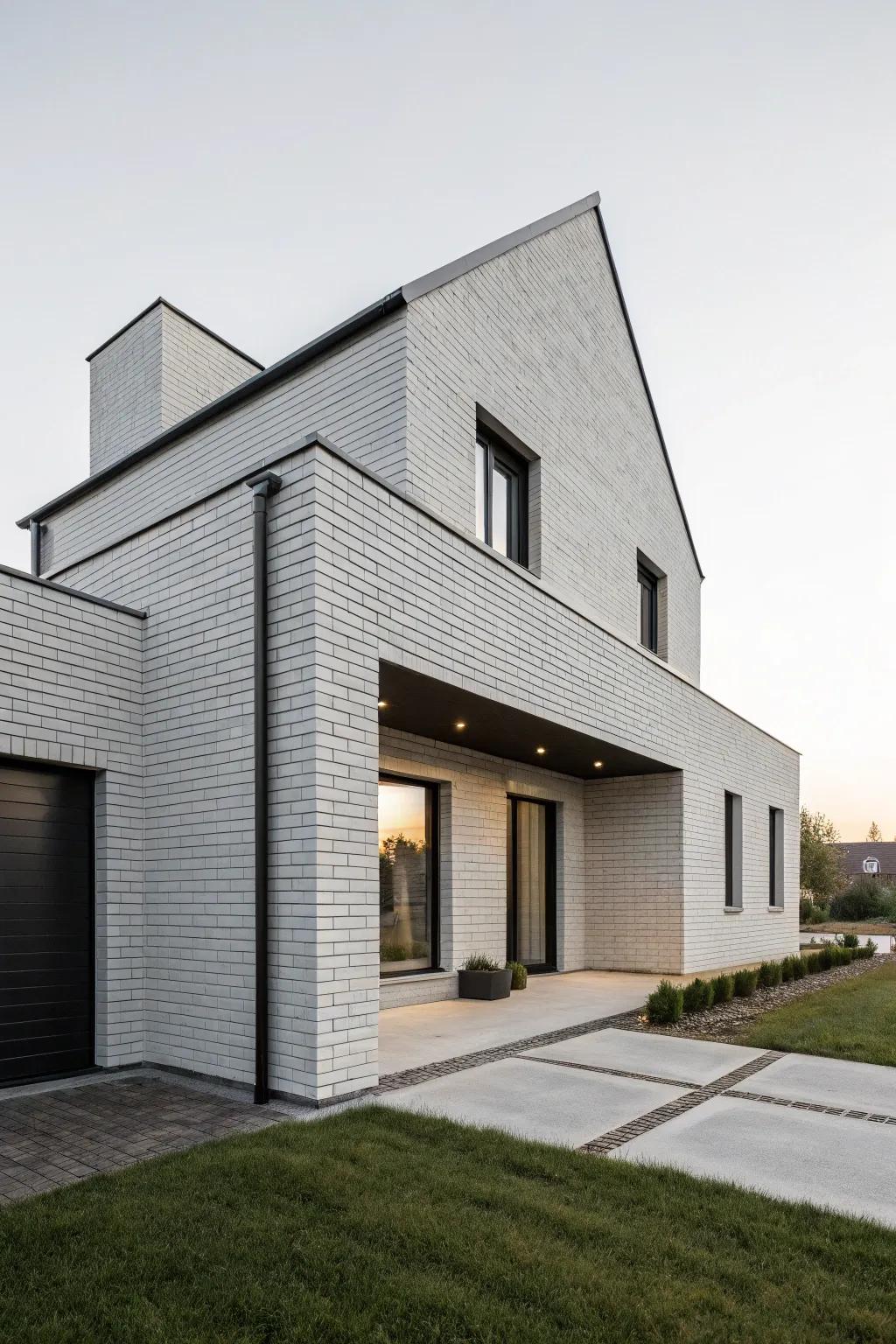 Monochrome simplicity offers a modern and cohesive look.