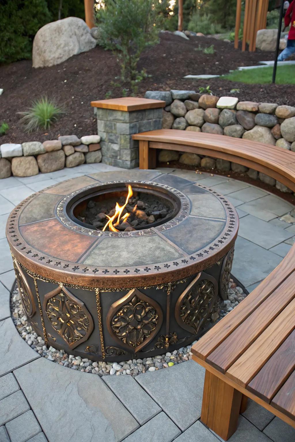 A bespoke hearth design is a reflection of your personal style and elevates your patio.