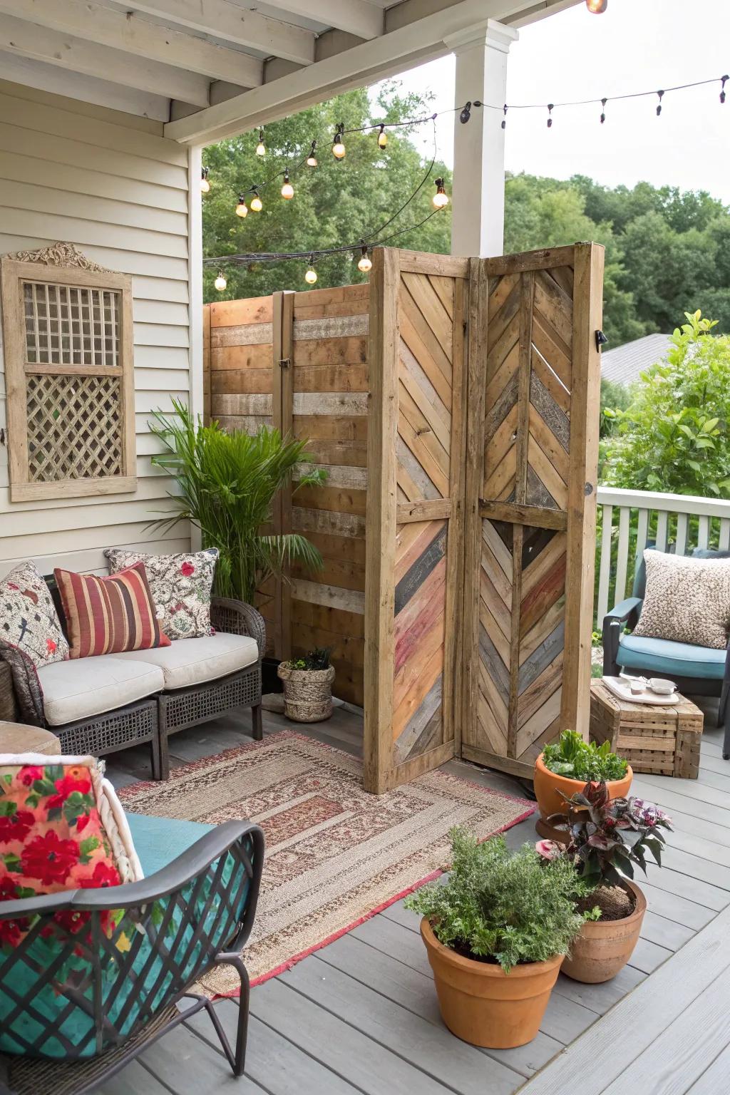 Repurposed materials offer a personalized, sustainable approach to privacy.