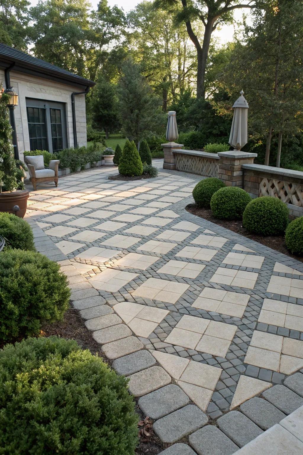 Diamond and cross cell stones provide elegance and functionality.