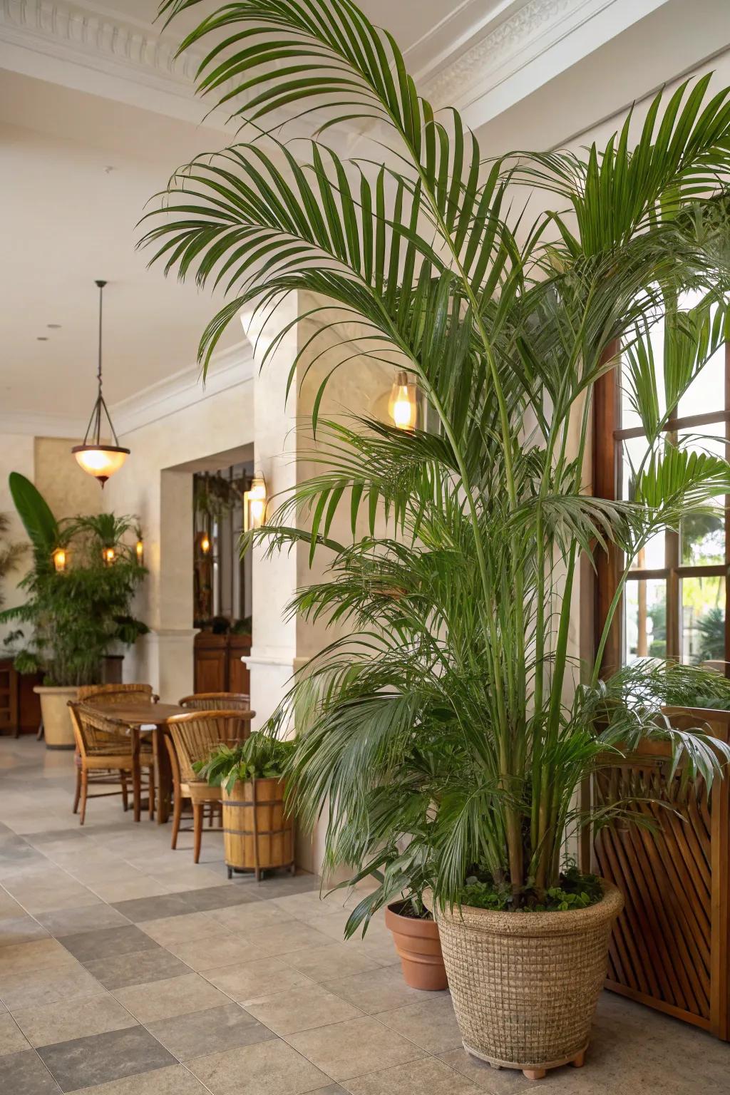Design an indoor paradise using striking, statement plants.