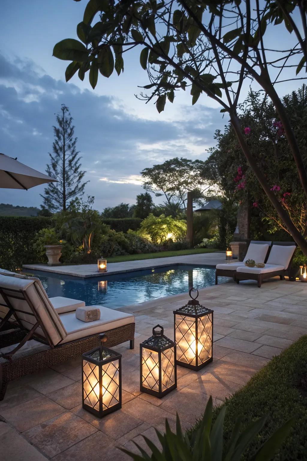 Moveable lamps offer adaptable lighting options for any occasion.