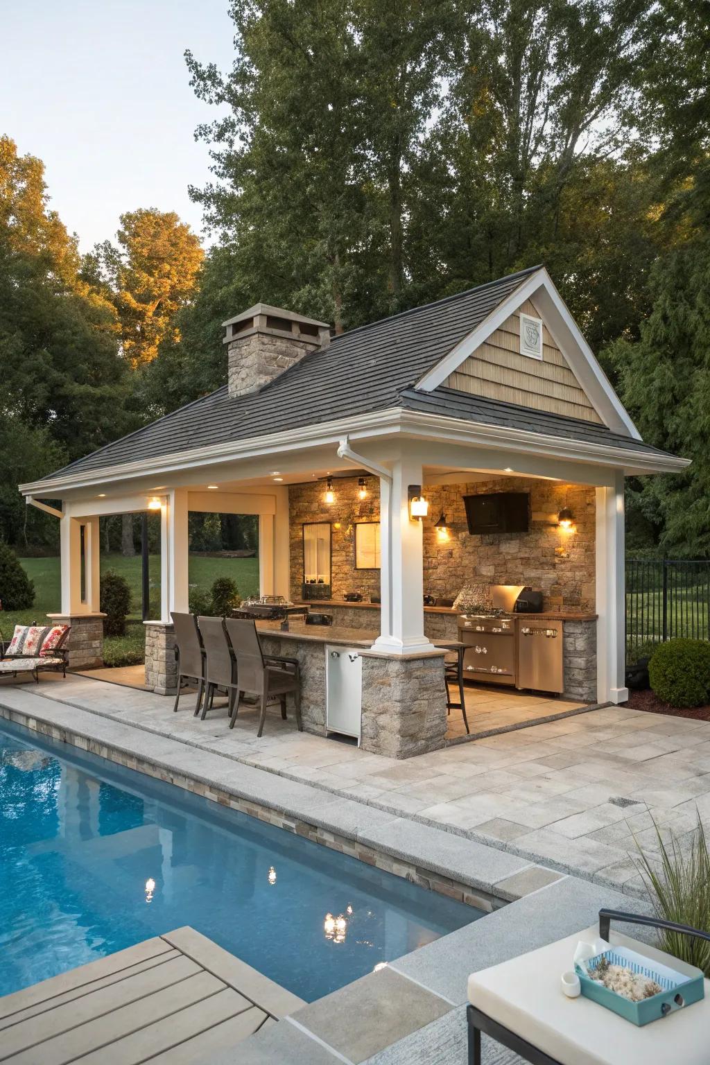 Elevate your outdoor entertaining with a dedicated cooking space