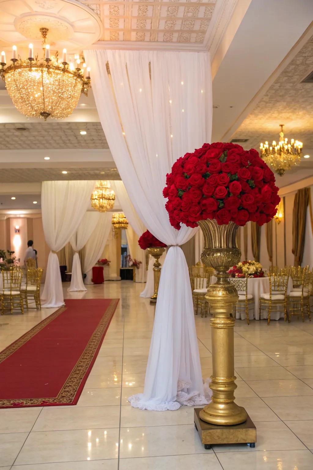 An unexpected burst of hue adds excitement and contrast.