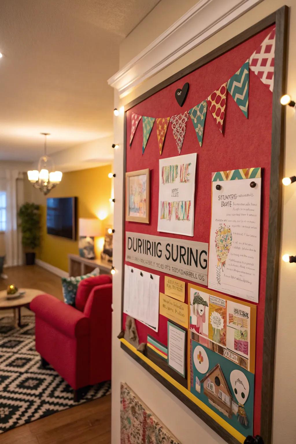 A captivating pin board filled with unusual and surprising ideas.