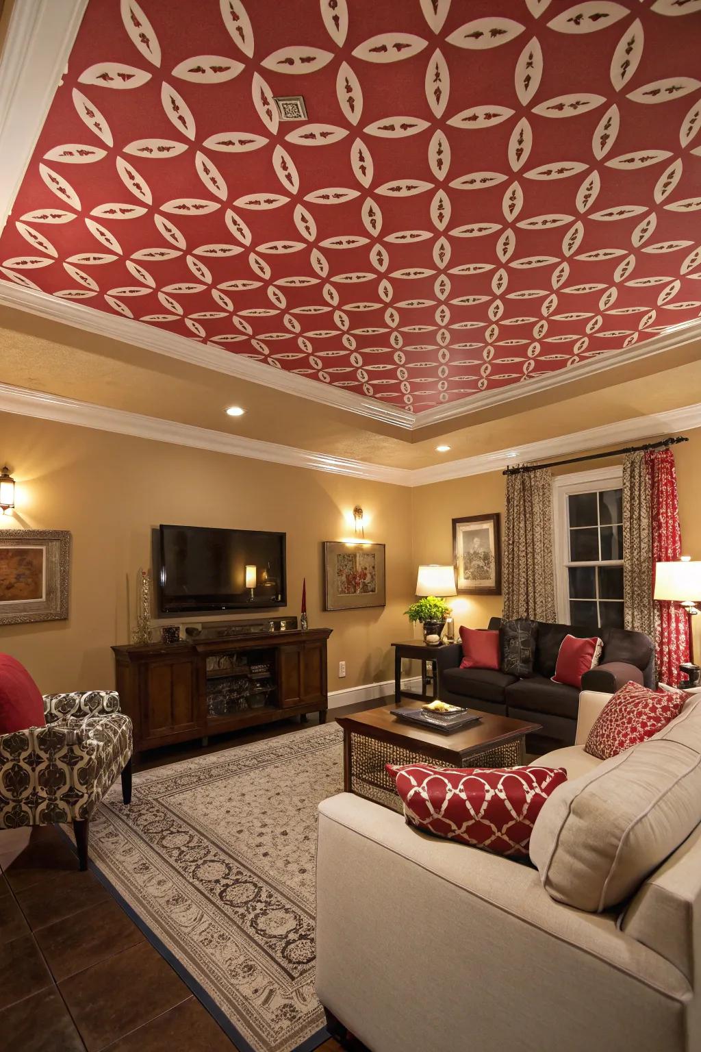 Unforeseen ceiling designs can dramatically impact a room's ambiance.