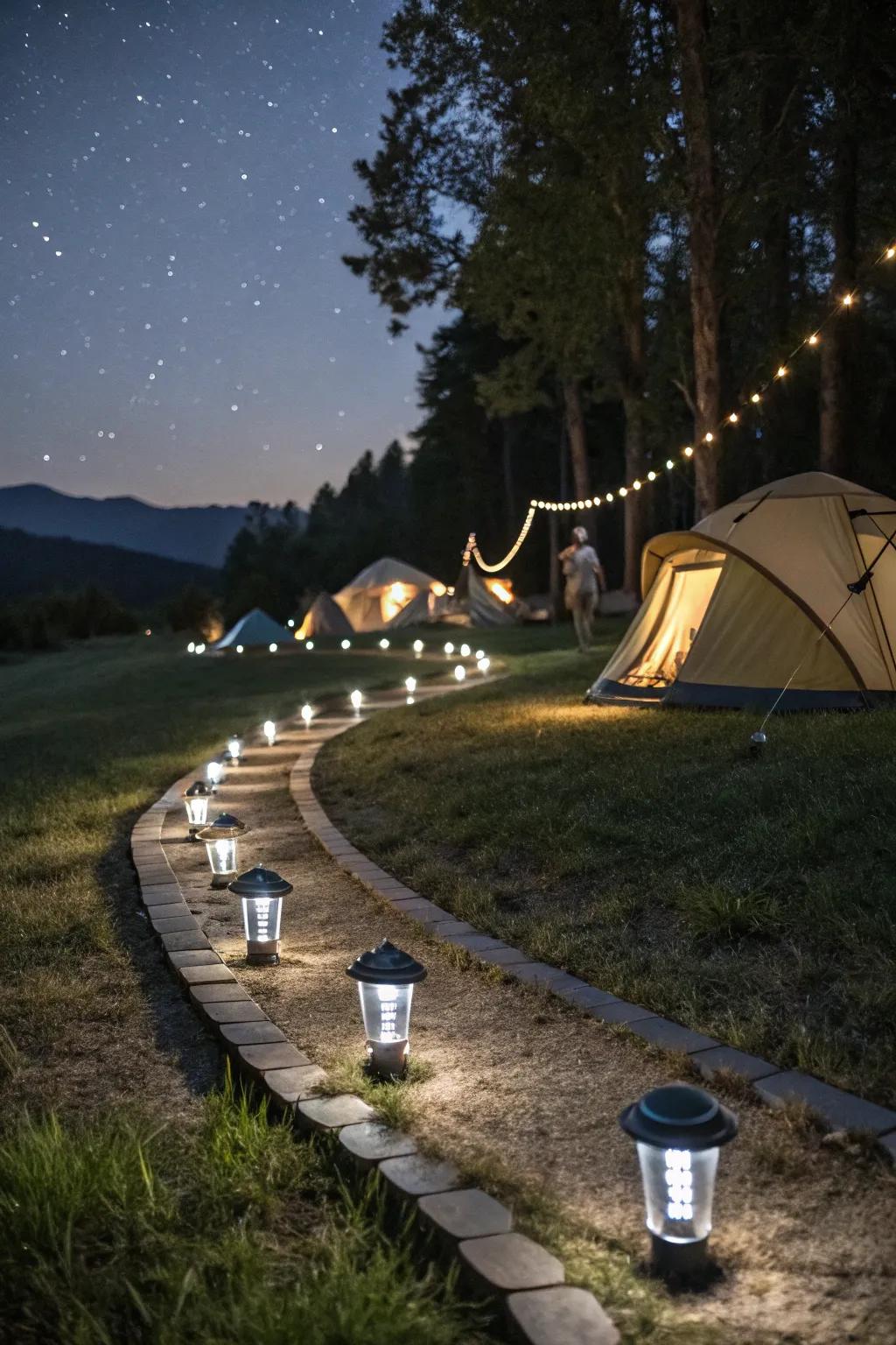 Sun powered beams furnish sustainable and beautiful illumination.