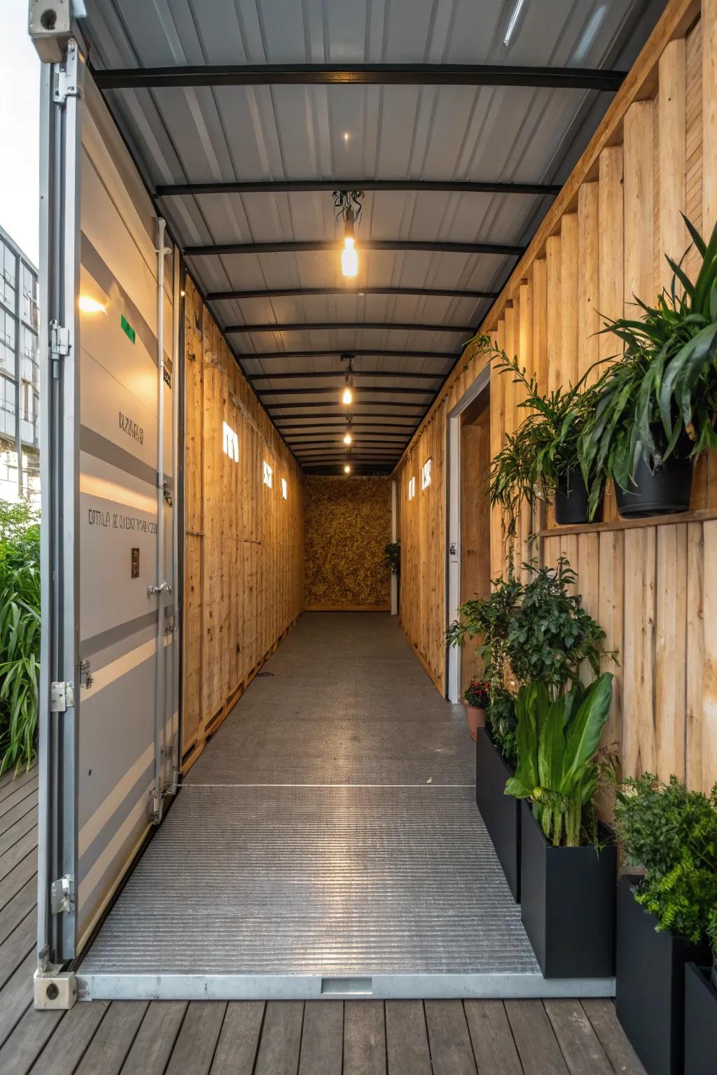 Sustainable-living design that blends style and environmental care.