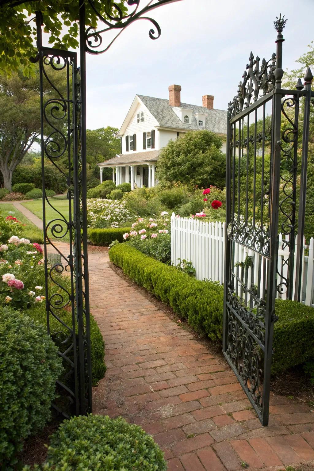 A dual pivoting entrance that unites versatility with style.