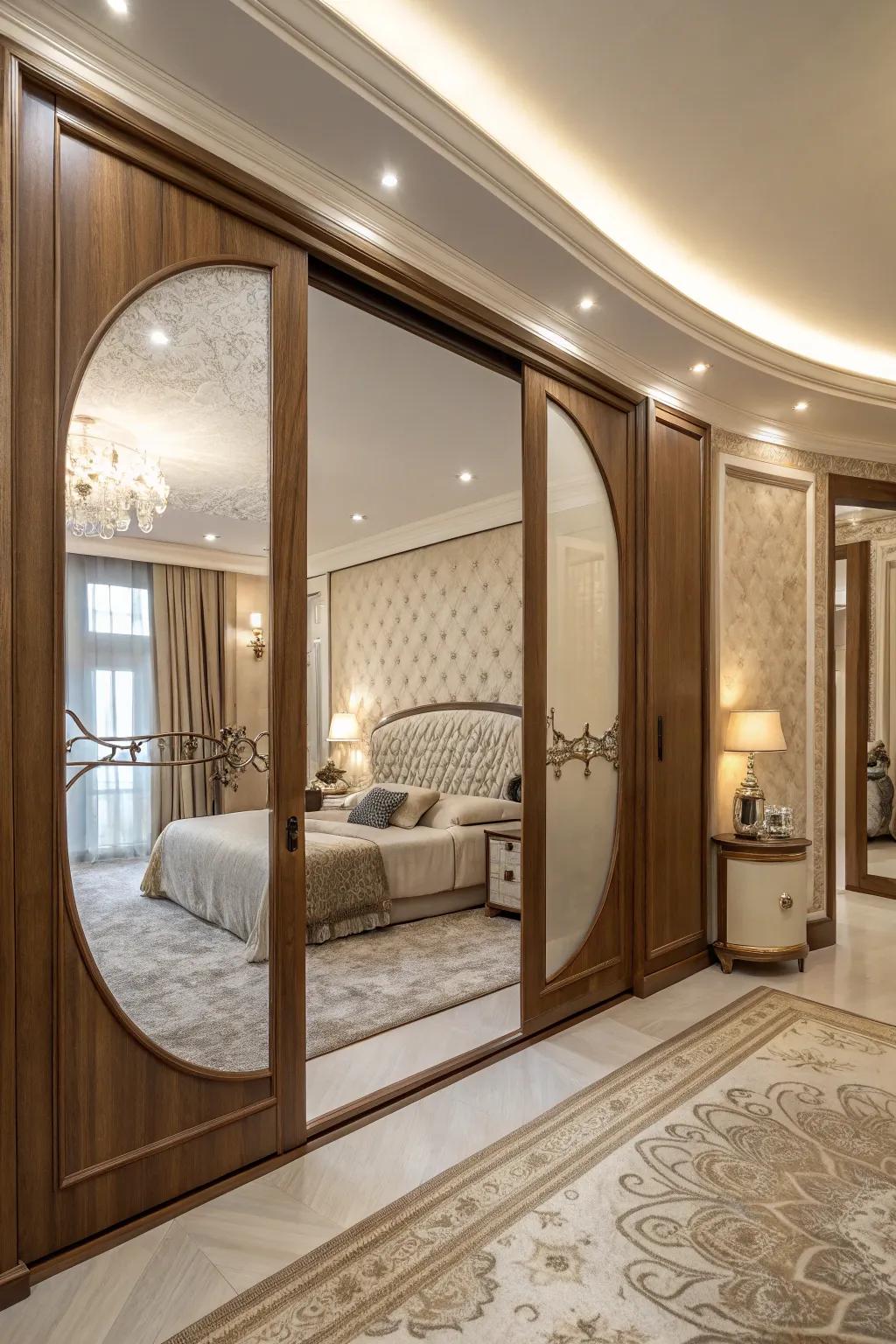 Curved elegance for a sophisticated touch.