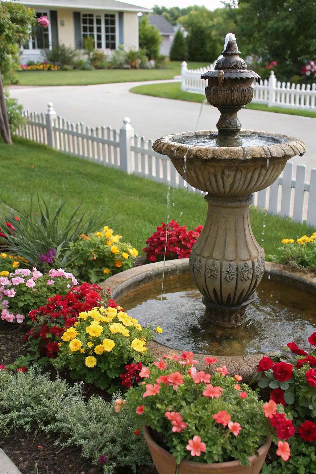 Ceramic urns bring artistic charm to your garden.
