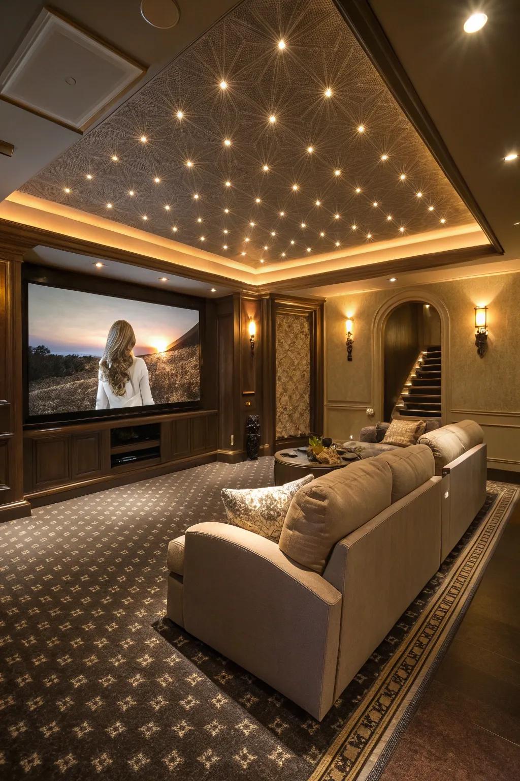 Ground lights enhance safety and design.