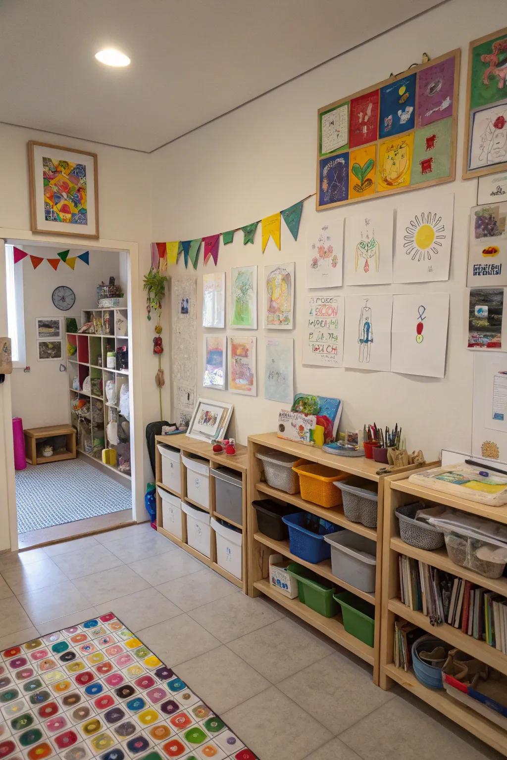 Art spots foster ingenuity and personalization.