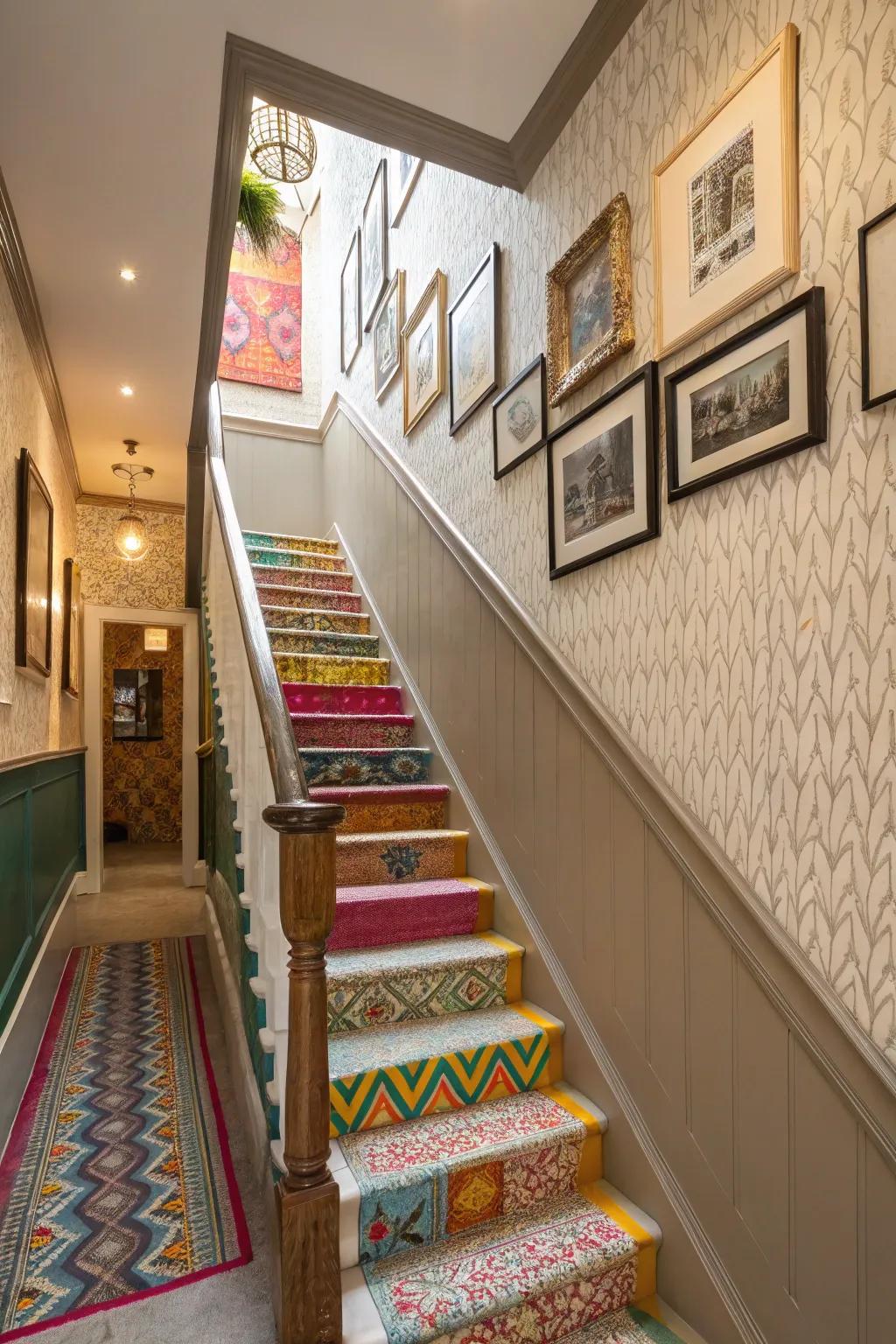 A varied blend of trim styles allows for personal expression.
