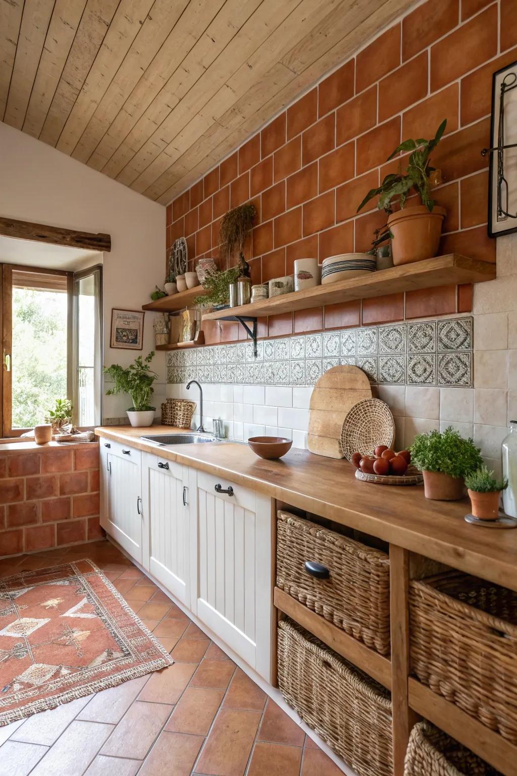 Warm up your space with terracotta vibes.