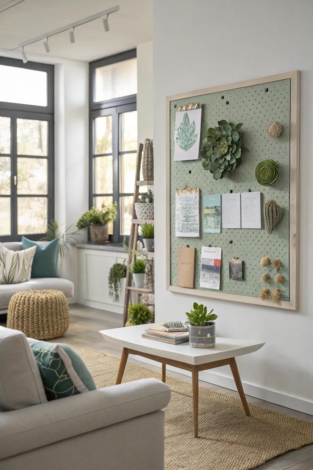 A succulent-inspired hue palette establishes visual harmony.