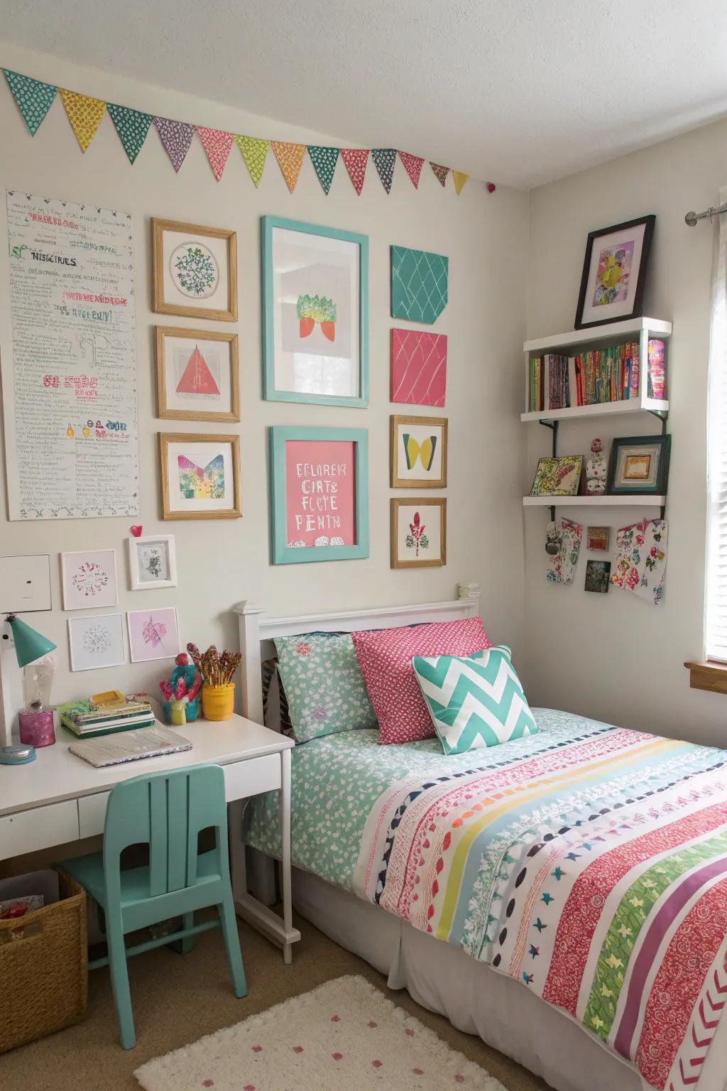 DIY projects add a personal and creative touch to a tween's living space.