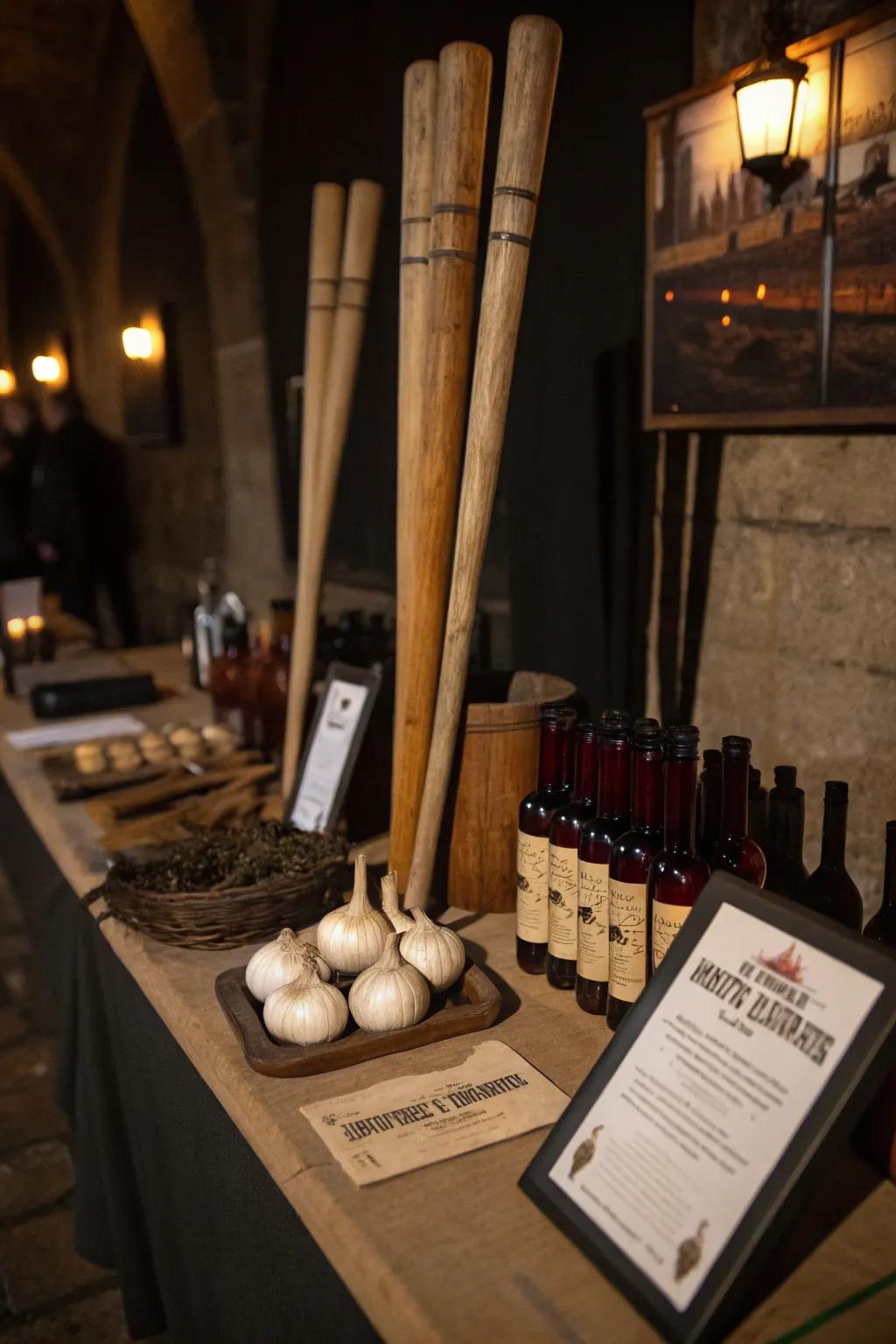 Vampire hunter kits introduce a fun and interactive component to your celebration.