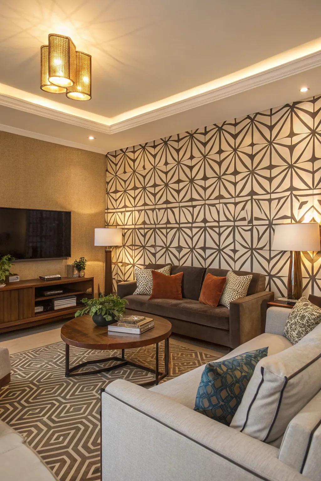 Patterns infuse your walls with life and movement.