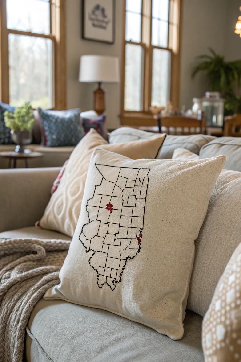 A nod to home with regional-inspired decor.