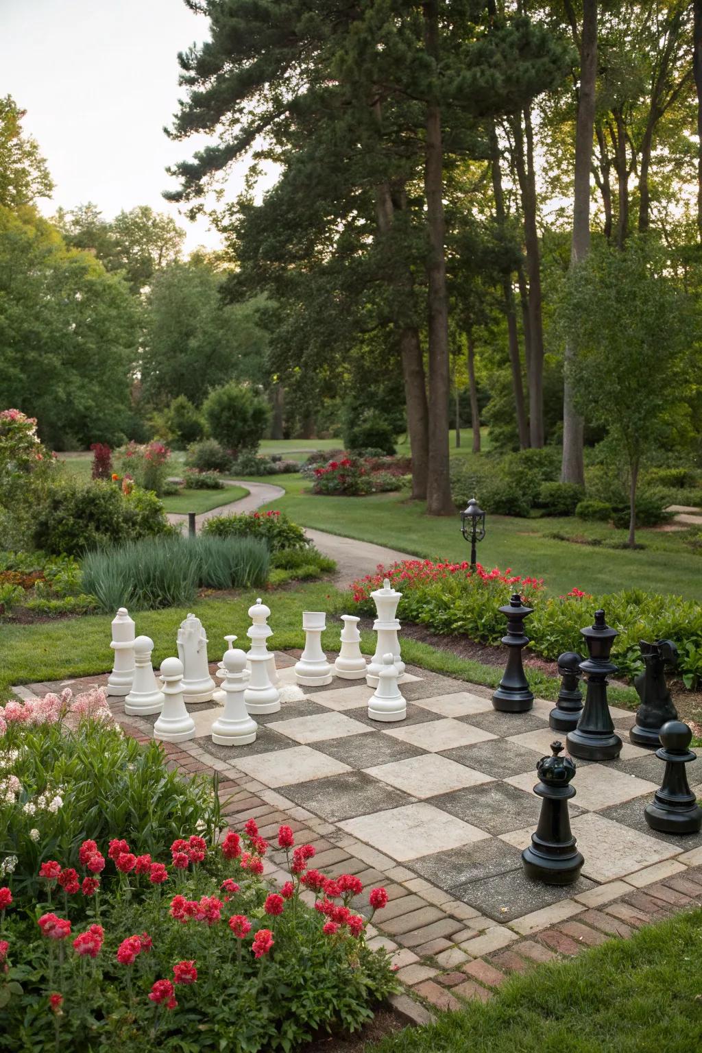 Interactive games bring fun and playfulness to gardens.