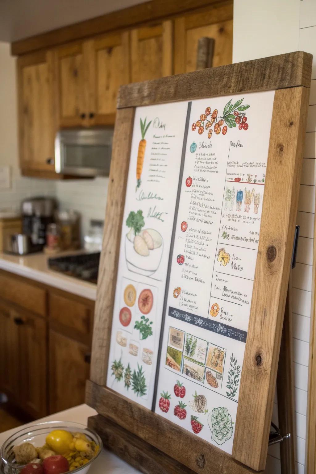 Stir up imagination with culinary surface artwork.