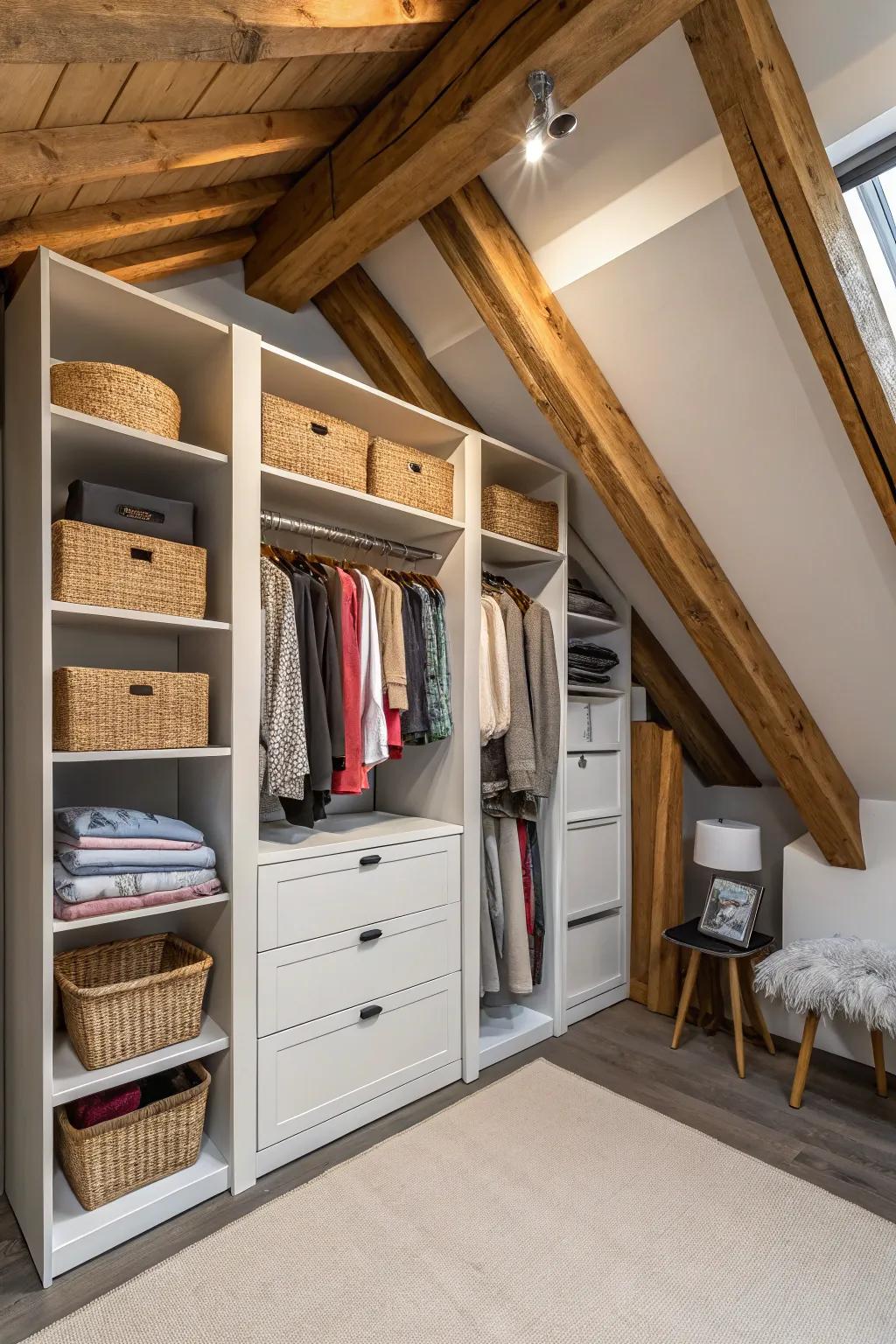 Flexible closets adapt to changing storage needs effortlessly.
