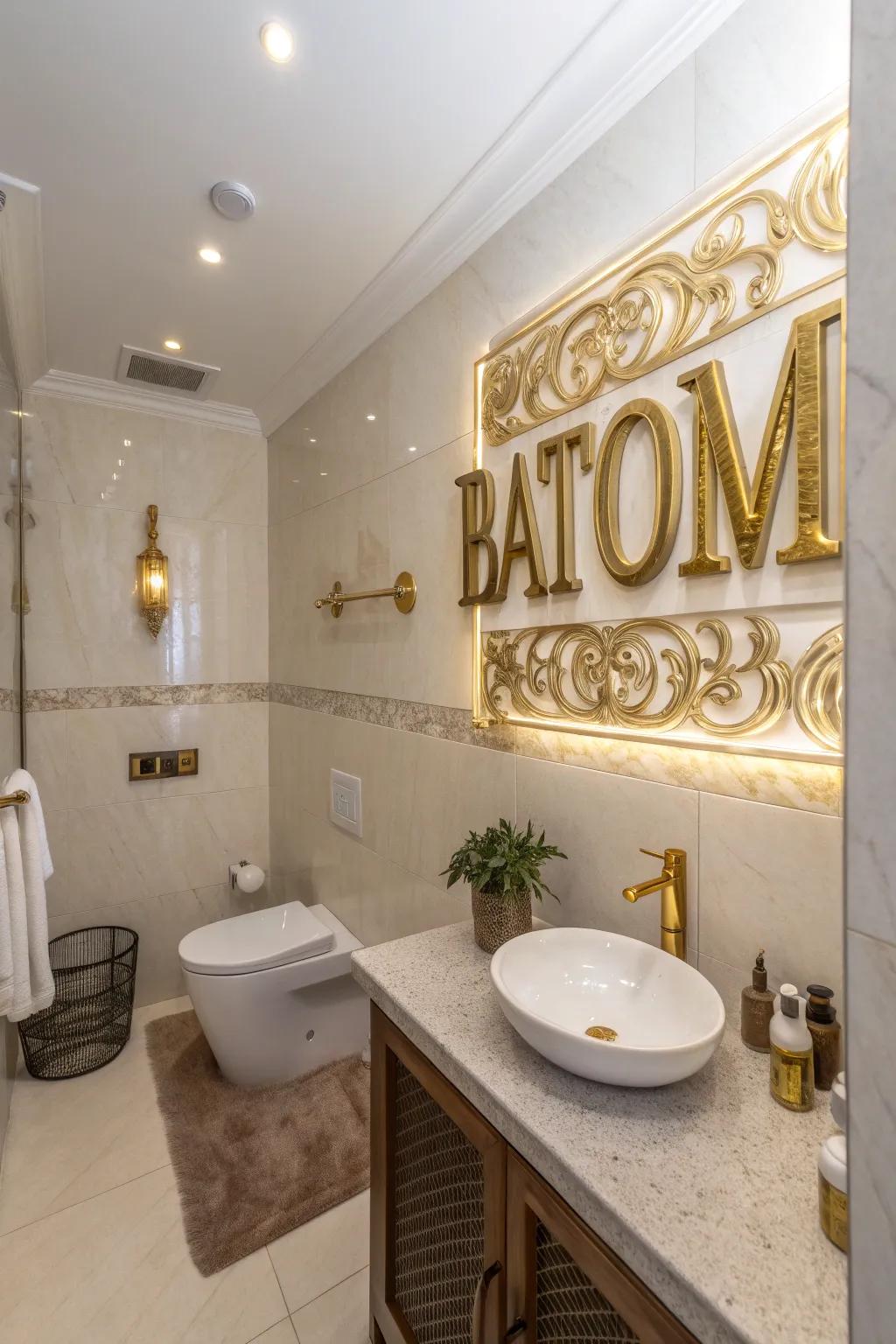 Elevate your design through glamorous gold-accented markers.
