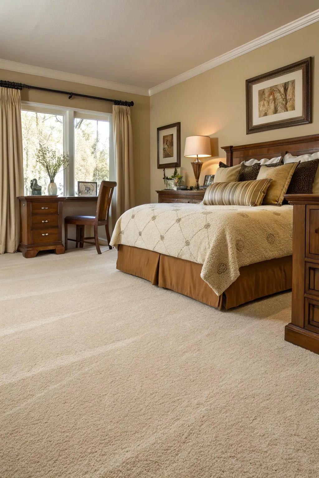 Enhanced padding enriches the luxury and comfort of your carpet.
