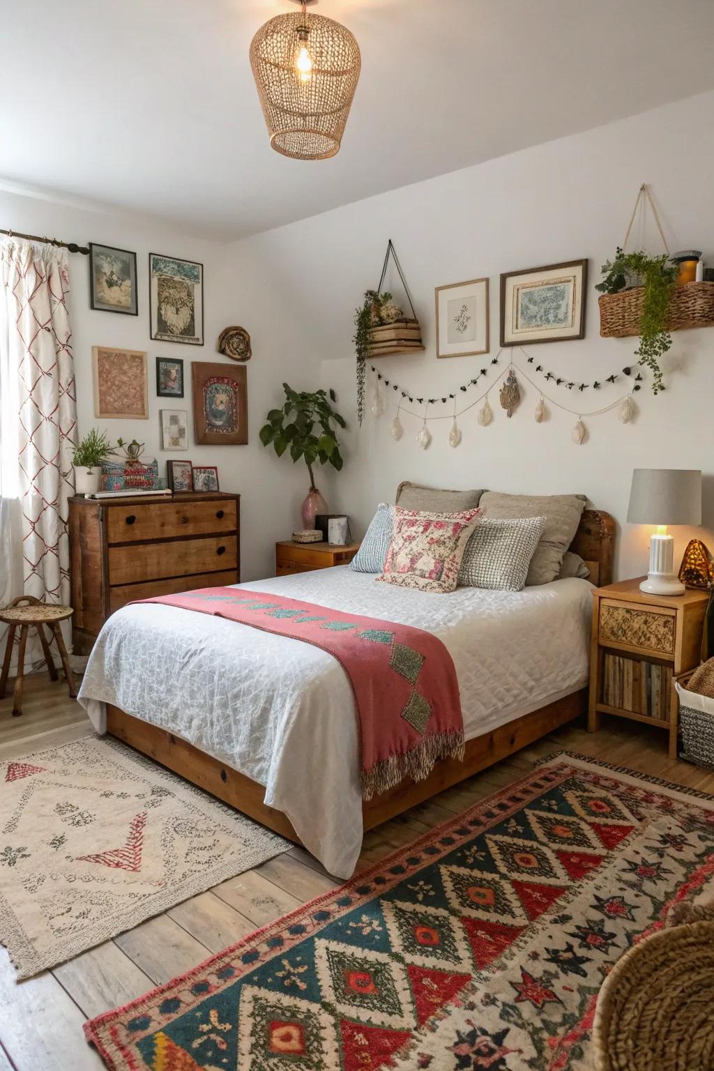 Eclectic styling celebrates creativity and reflects individual taste.
