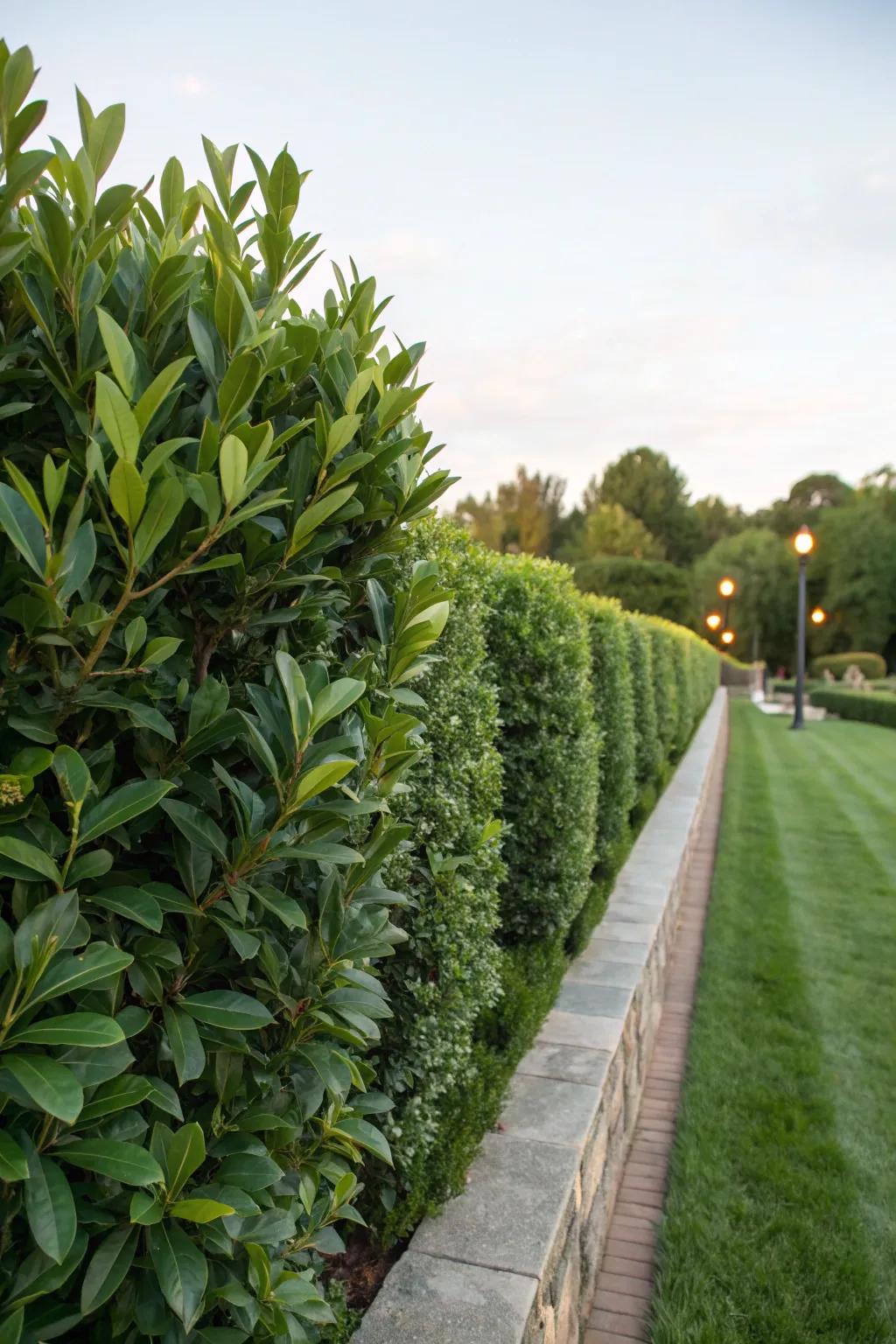 Green leaf delivers dependable year-round protection.