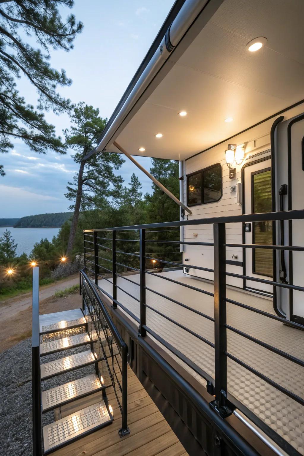 With custom railings, improve the safety and aesthetic of your deck.