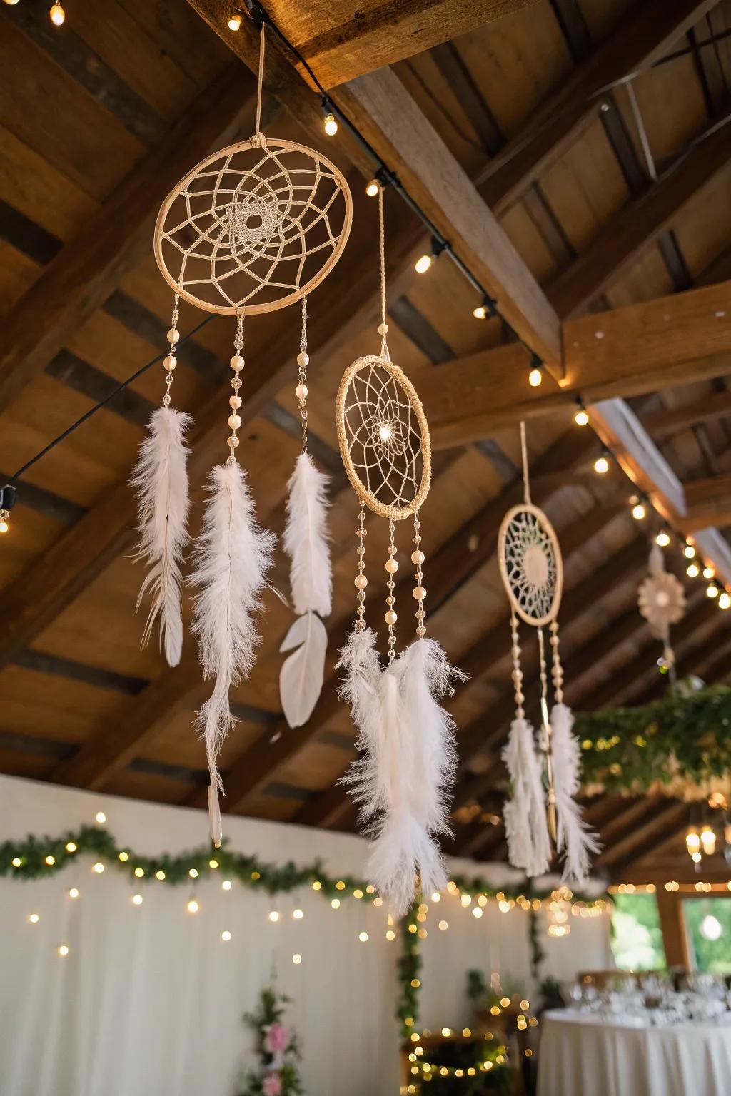 Webbed charm attach bohemian appeal.