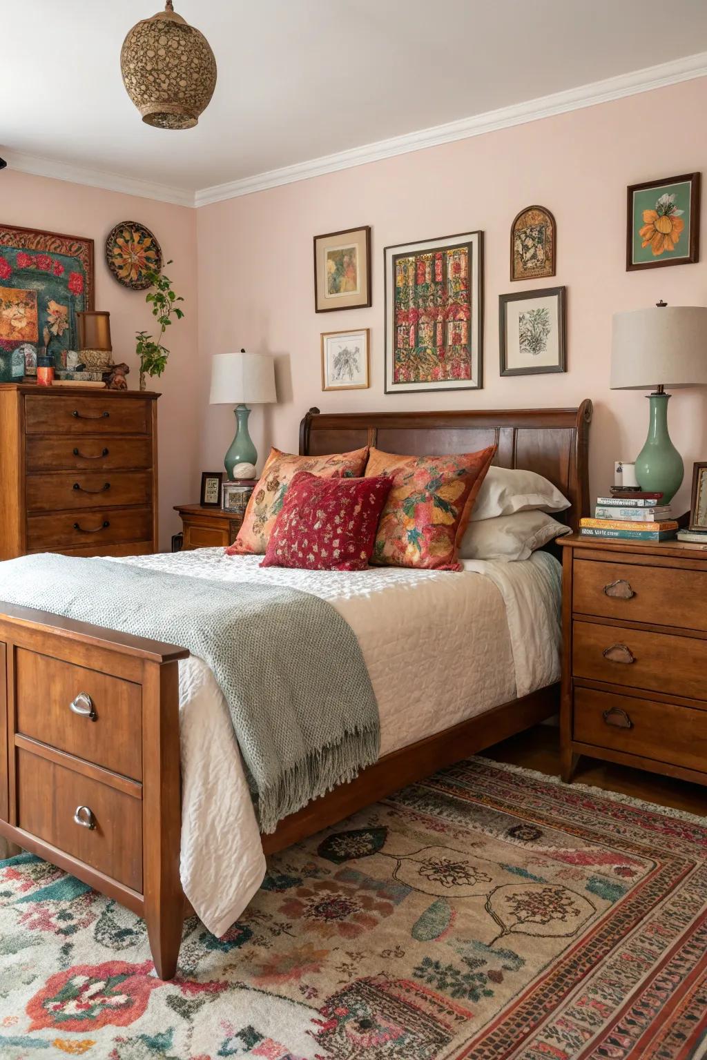 Diverse aesthetics permitting maple wood to radiate within a varied setting.