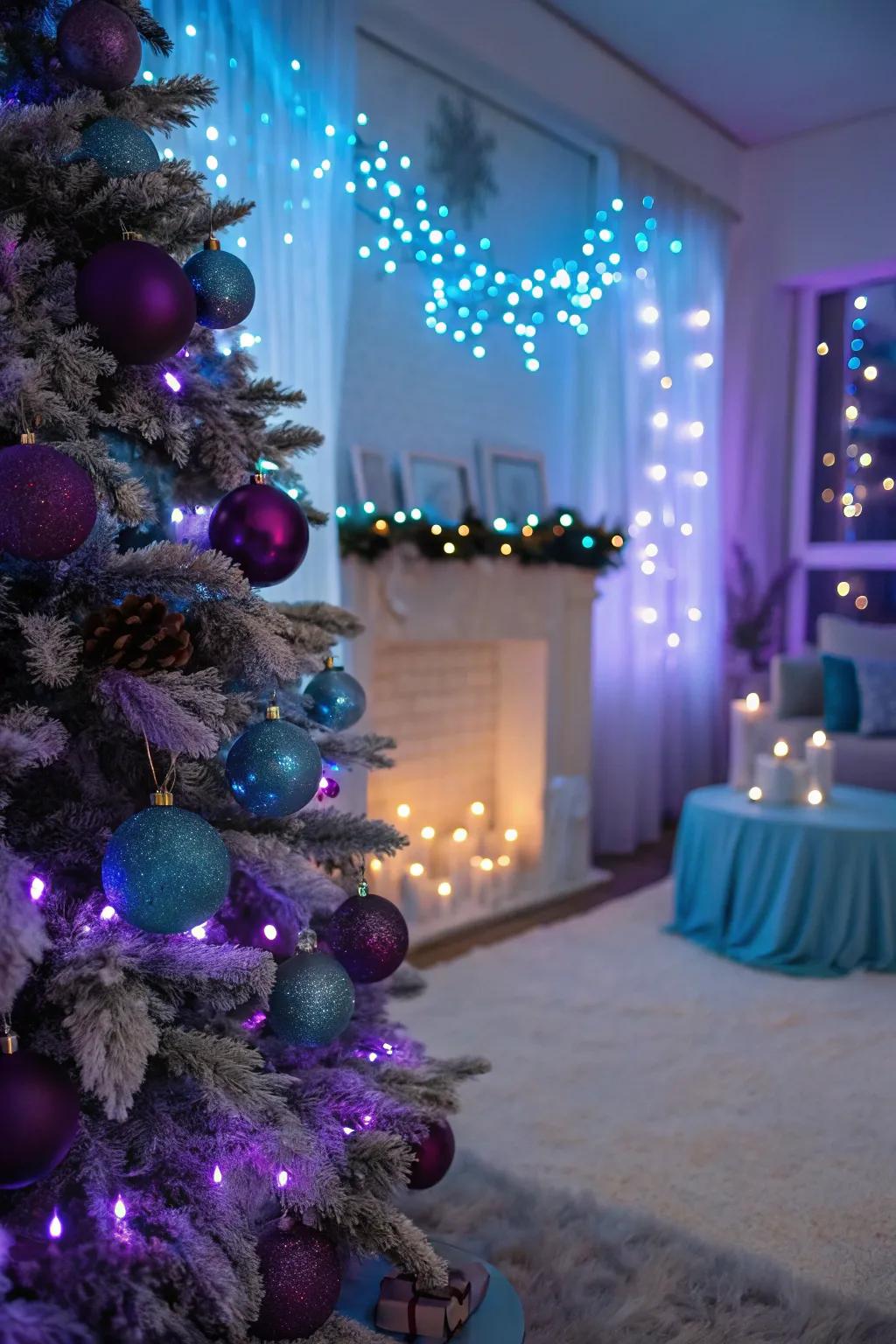 Unexpected color schemes produce a distinctive and chic vibe.