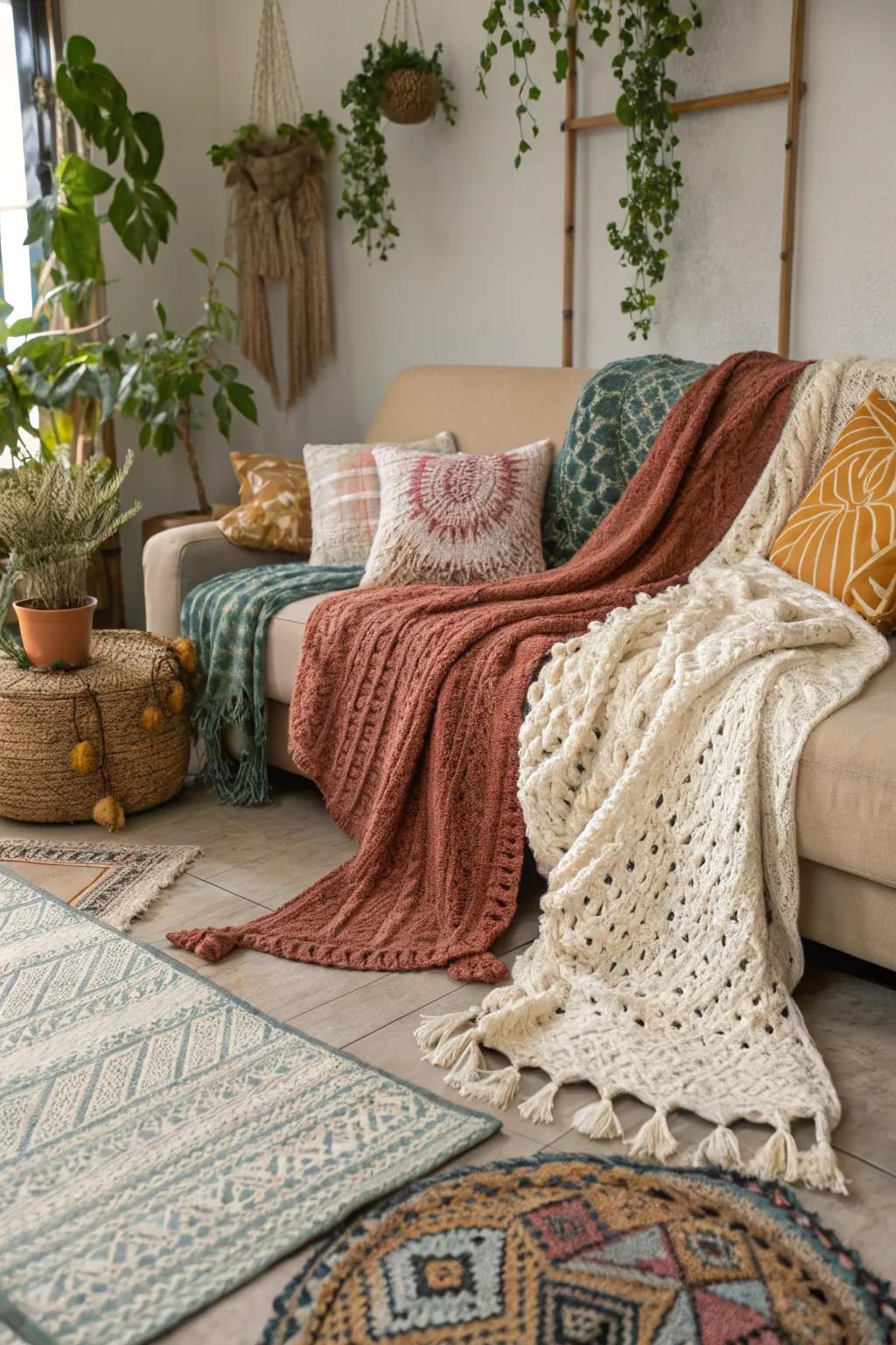 Eclectic mixes contribute character and charm.