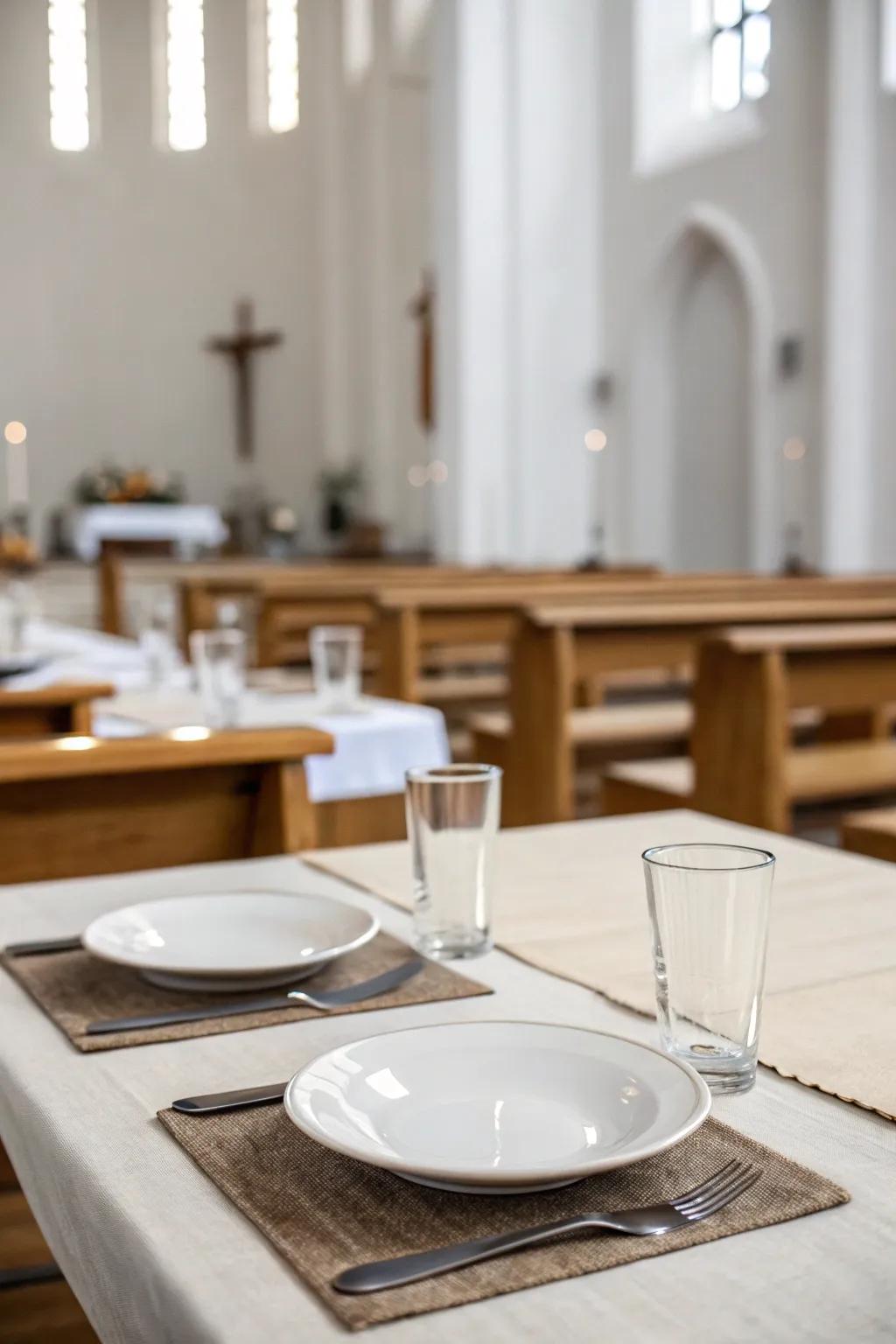 An understated approach creates a serene and elegant ambiance.
