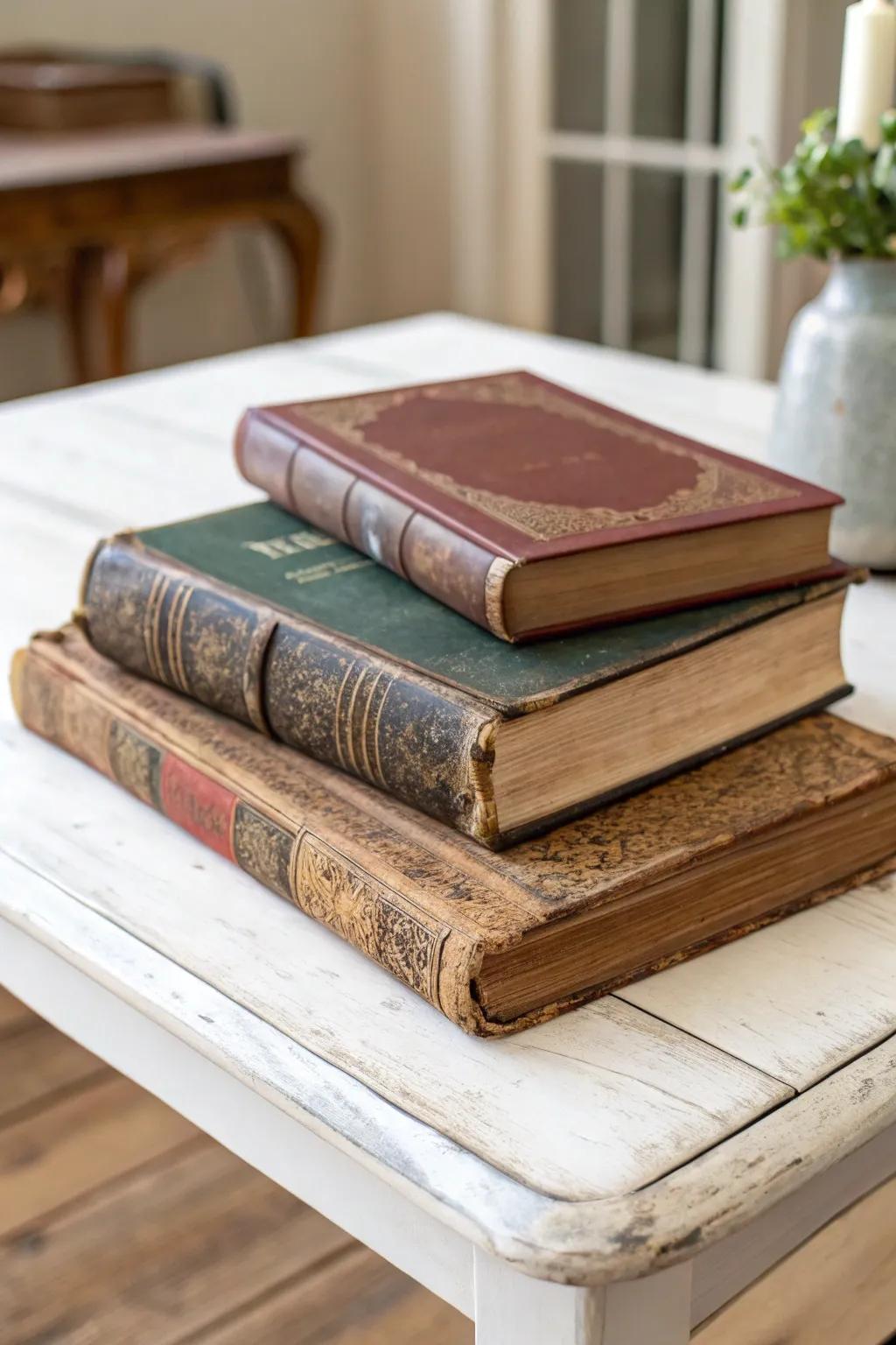 Publications of a vintage disposition contribute an attribute of distinctiveness and enchantment to your design aesthetic.