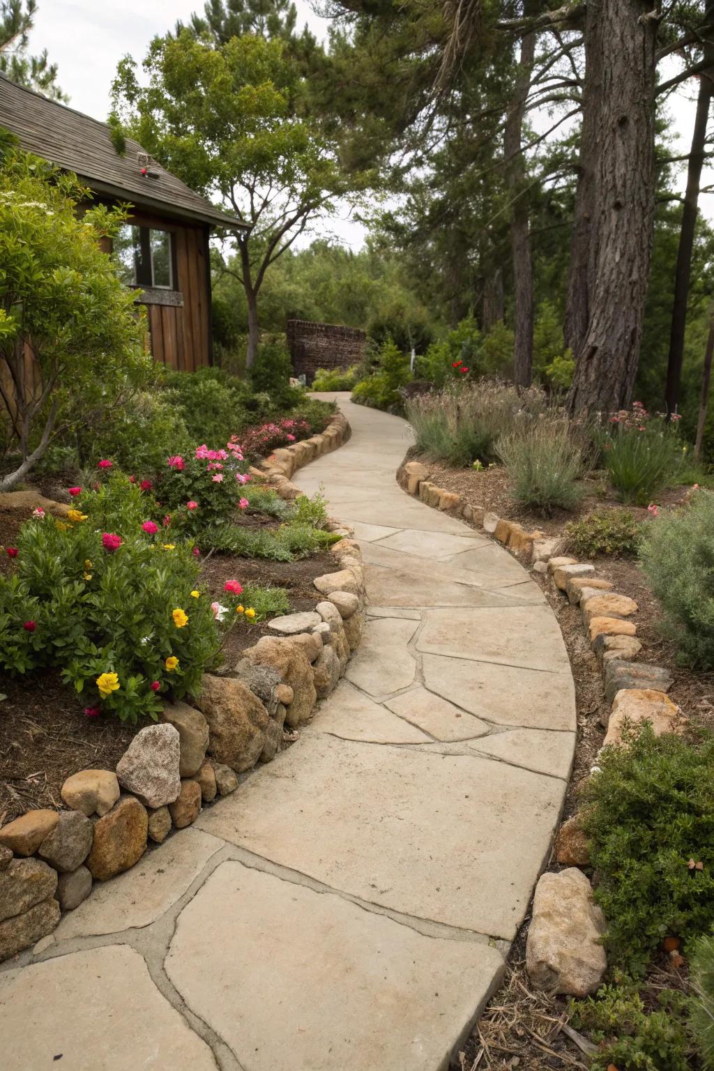 Improve the charm with authentic stone features.