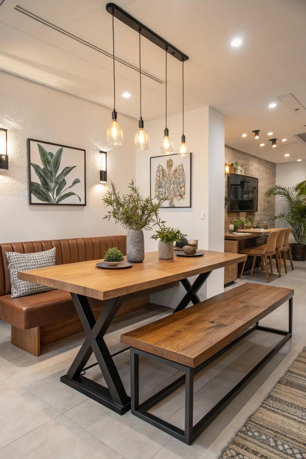 Distinct dining seat enhancing shared dining moments