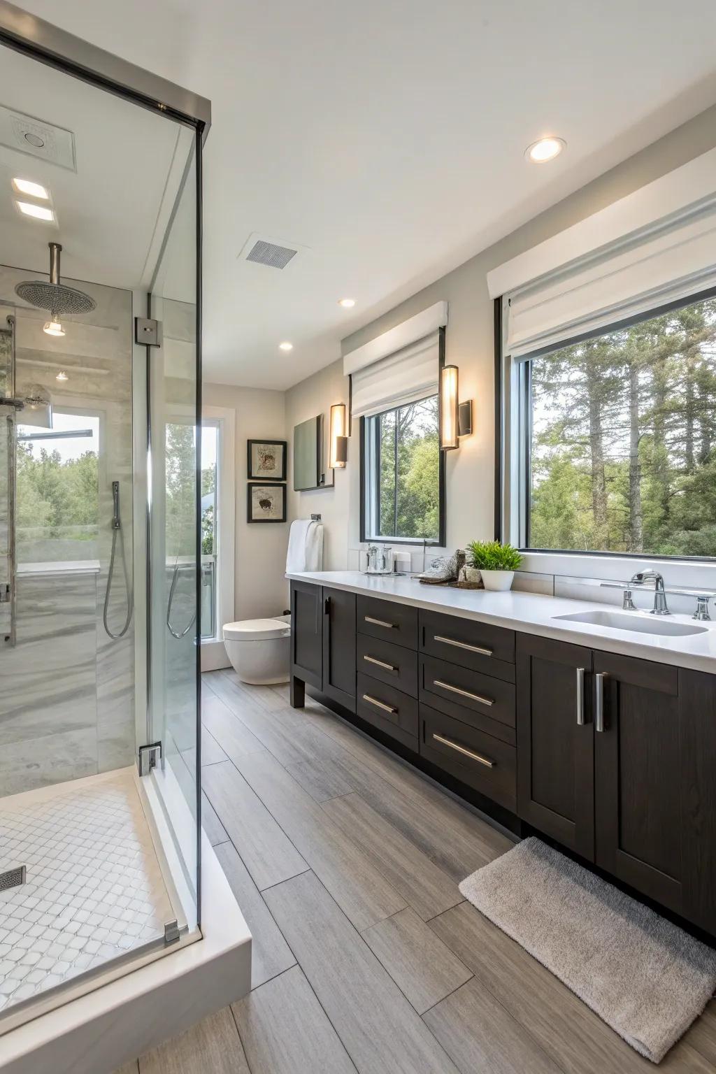 Modern fixtures can transform your bathing space into a spa-like sanctuary.