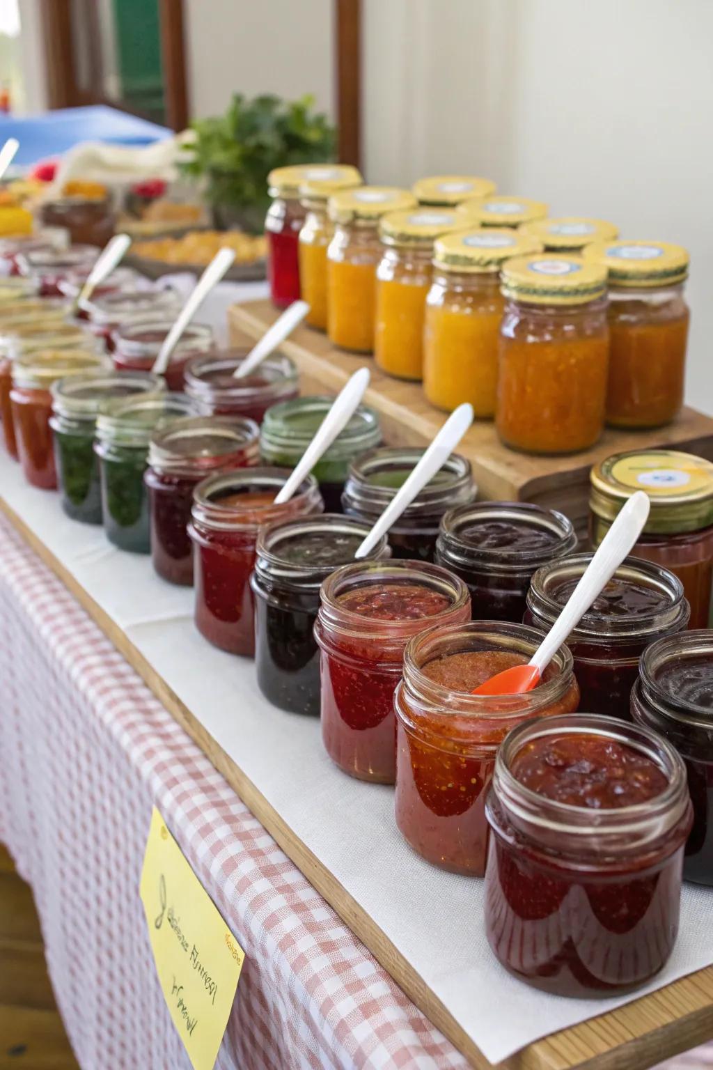A delightful hand-made jelly rivalry for food lovers