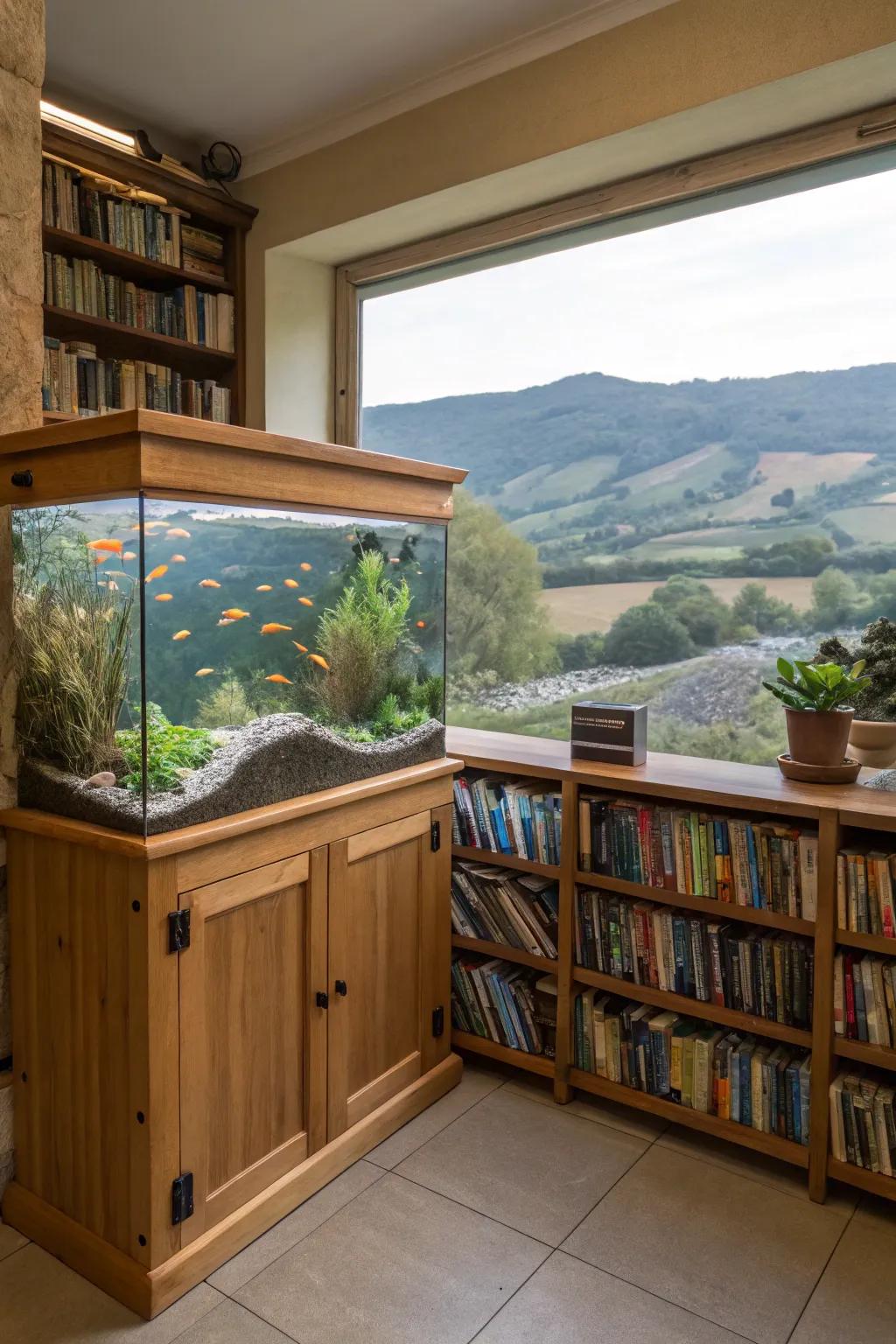 Discover tranquility within a serene countryside.