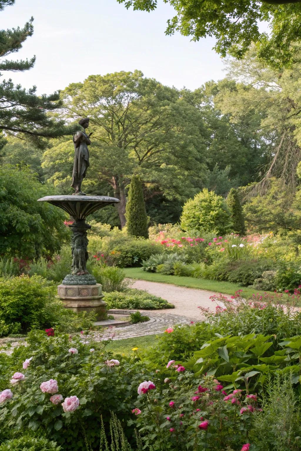 A unique garden ornament adding character.